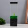 Lava lamp "Turtle" LED 3HAAA, USB green 7x7x23cm