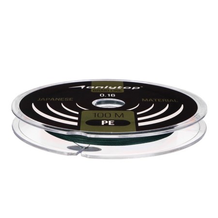 Onlytop Universal X4 cord, diameter 0.16 mm, test 10.3 kg, 100 m, dark green-1