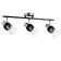 Lamp "Masumi" 3x40 W E14 black/chrome 58x10x20cm