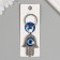 Keychain from the evil eye metal "Fatima hand" 4x8.2 cm