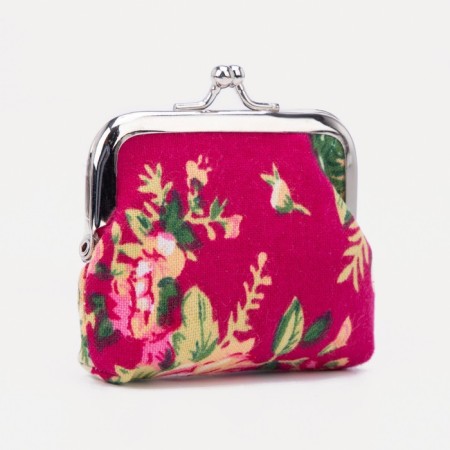 Women's wallet on farmar, fuchsia color