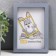 Photo frame plastic L-3 10x15 cm, silver. Met.