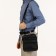 Male bag, 24*11*20 cm, lightning departure, 3 n/pocket, reg. Reg, black