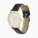 Men's watch male Bolingdun, D = 4 cm, eco -leather, black