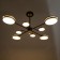 Laser Laser 8XLED 144W 3000-6000K black and gold 75x75x48 cm Bayerlux