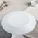 Plate flat Harena, d = 25 cm, white color