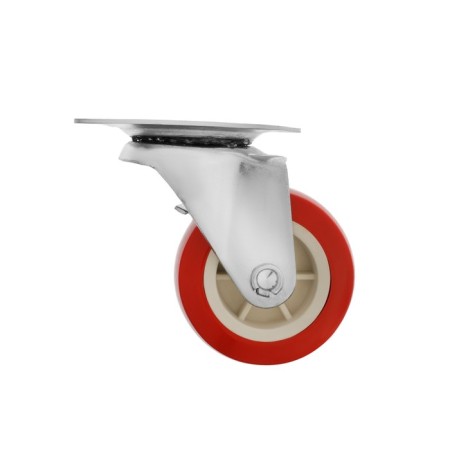 Furniture wheel, d = 65 mm, on the site, with a latch, 4 pcs TMP-4