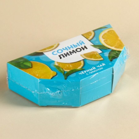 Black tea "Juicy lemon" Taste: lemon, 20 g.-4