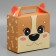 Gift folding box, packaging, "Corgi", 23 x 20 x 10 cm