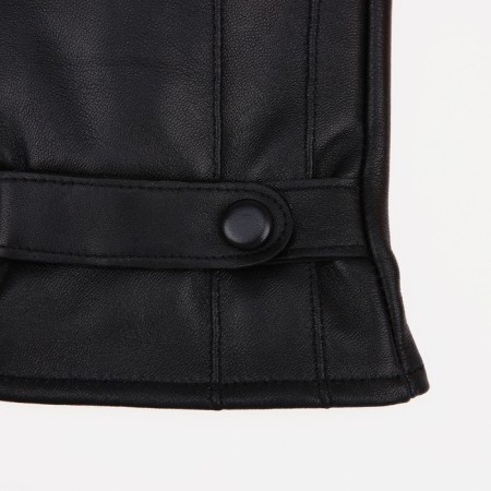 Male gloves, size 21, with insulation, black color-1
