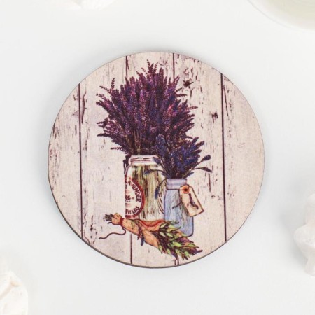 Hot souvenir "lavender bouquet" d = 9 cm-1