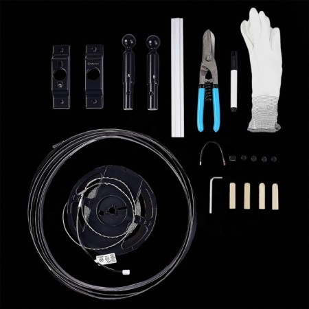 The cable light system ST LUCE. ST960.437.10. Ray. 1x10 W, LED, 3000K, 6000 LM, 600x0.8 cm, black color-1
