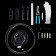 The cable light system ST LUCE. ST960.437.10. Ray. 1x10 W, LED, 3000K, 6000 LM, 600x0.8 cm, black color