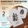Ethel kites "Impression": mittens 20x27 cm, take 19x19 cm, 100% cotton, 250 g/m2