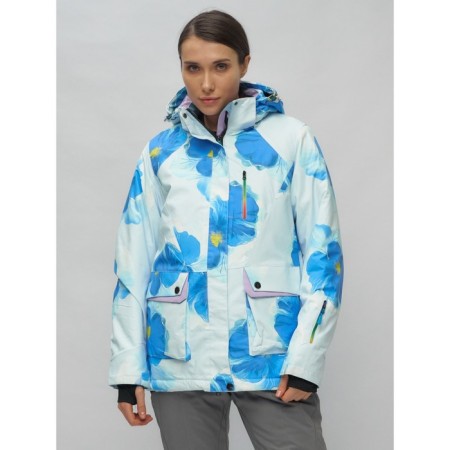 Ski suit female, size 42, blue color-28