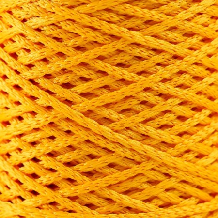 Knitting cord 100% polyester 1mm 200m/75 ± 10g (08 yellow)-2
