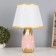 Table lamp "Andrea" 1x40W E14 pink/gold 24x24x40cm