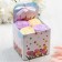 Set of terry towels "March 8" 30x30 cm - 4 pcs, 100% cotton 340 g/m2