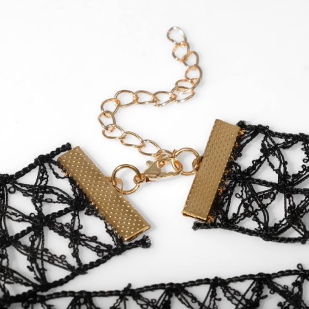 Choker "mistress", black color, 33 cm-1