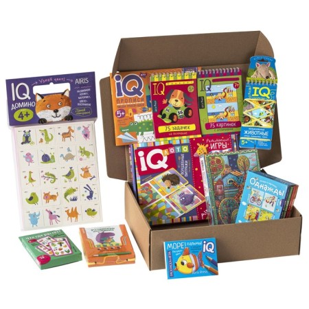 Package. A large IQ-game set for the development of attention and thinking