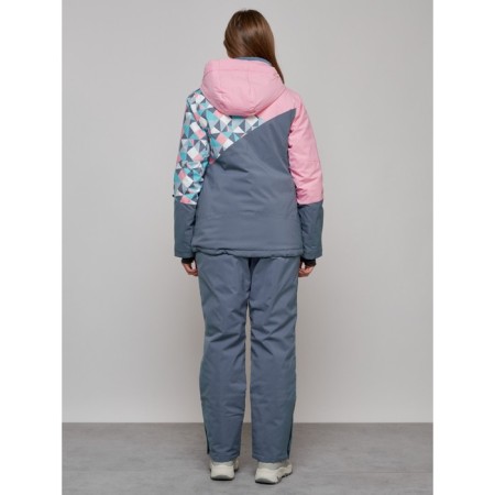 Ski suit, size 44, pink color-6