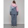 Ski suit, size 44, pink color