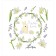 A set of napkins for setting the table "Easter motifs", rectangular, size 32x46 cm, 4 pcs
