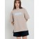 Female T -shirt, size XS, beige color