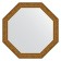 Mirror in the baguette frame, vignette aged gold 56 mm, 60.4x60.4 cm