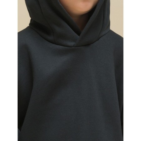 Children's sweatshirt, height 110 cm, black color-3