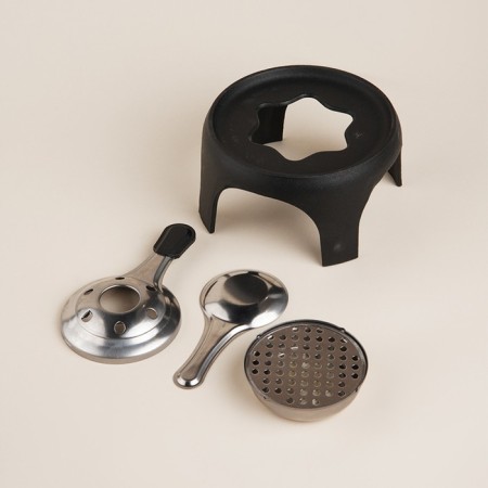 Fondu cast iron with enameled coating SL Home, D = 17 cm, h = 10 cm, pink color-3
