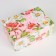 Box Gift team, packaging, "flowers", 18 x 12 x 8 cm