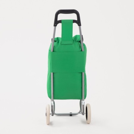 Household bag on a cart on a cord, green color-2
