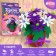 Set for creativity. A bouquet of felt in a pot "purple flowers"