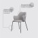 Chair dwight, 510 × 550 × 860 mm, mitch, color light gray