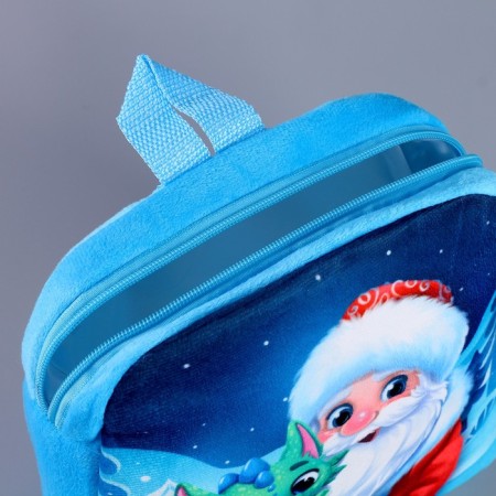 Baby backpack "Dragon and grandfather Frost", p. 24 × 24 cm-5