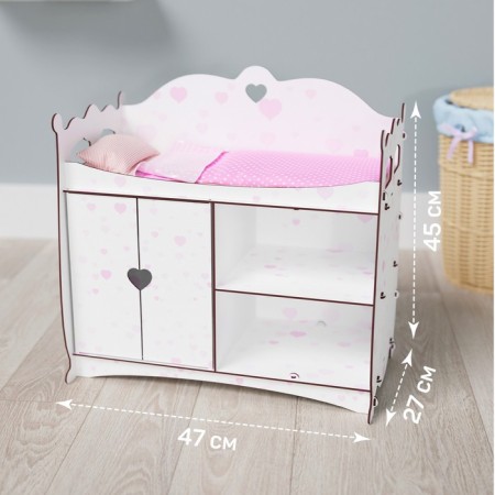 The multifunctional complex Diamond Princess, hearts, with bedding-2