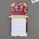 Magnet with a record for recording and pencil “Since March 8”, 7 x 14.4 cm