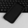 Case for iPhone XR, silicone, matte, black