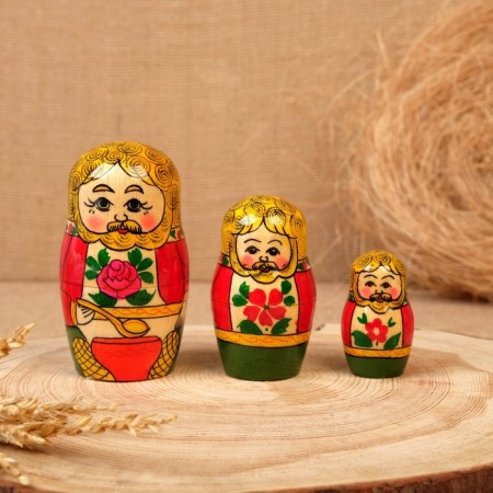 Souvenir "Brownie", 3 puppet, 10cm