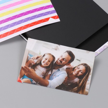 Photo album 25 sheets (stickers+rings) "Create special moments" gold 19x27x3 cm-6
