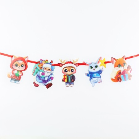 Garland on the New Year's tape, characters-3