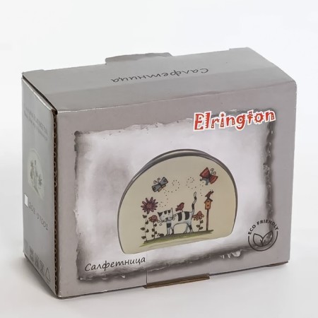 Elrington “Striped Cat” napkin, 10.8x8.6 cm-3