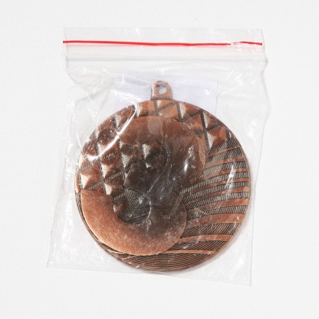Prize medal 002 diam 5cm. 3rd place. The color of bronze. Without a tape-6