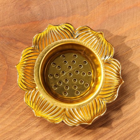 Files of powder incense and cones "Lotus", golden, d = 8.7 cm-1
