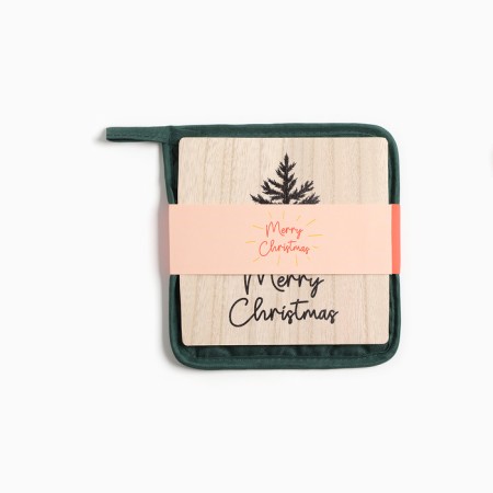 Kitchen kit Merry Christmas: stand 15*15 cm, take 17*17cm-5