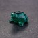 Souvenir "Frog", natural malachite