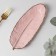 Ceramic serving dish "Rapsodia. Sheet ", 25 × 10 × 2 cm, pink color