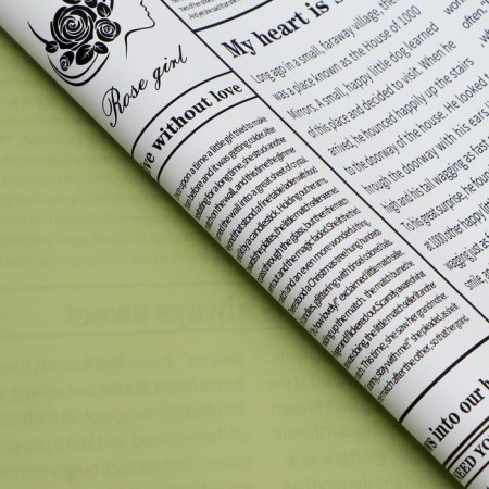 Matal film double -sided "Gazeta" Green, 0.58 x 0.58 m-1