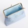 Cosmetic bag on the farmar, blue color